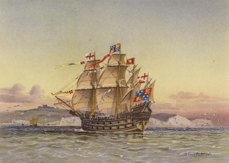 Wielki Harry z 1488 autorstwa William Frederick Mitchell
