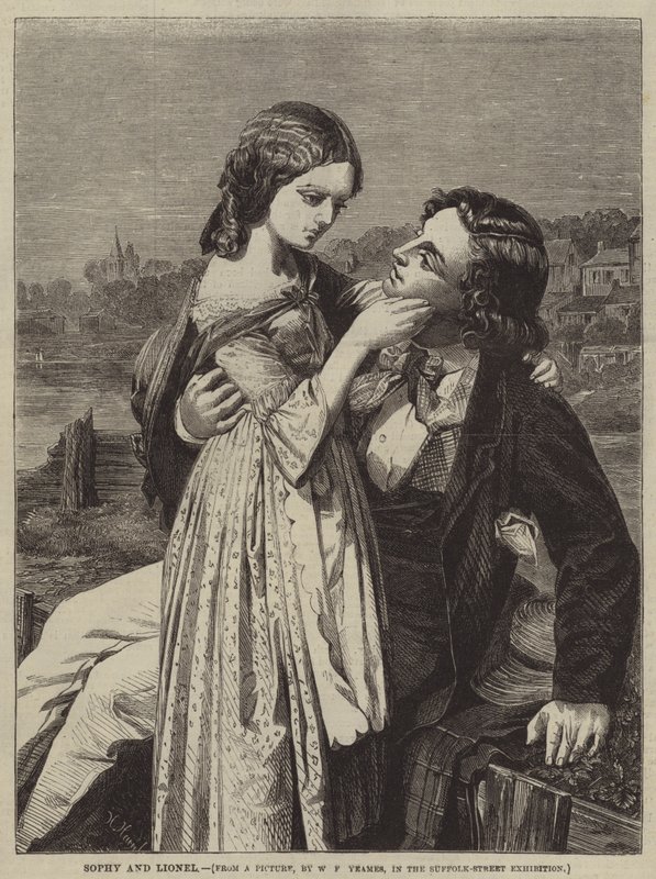 Sophy i Lionel autorstwa William Frederick Yeames