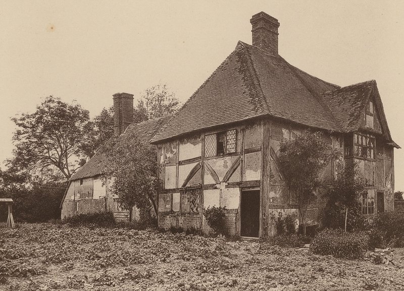 W Little Dixter, Northiam, Sussex (zdjęcie czarno-białe) autorstwa William Galsworthy Davie