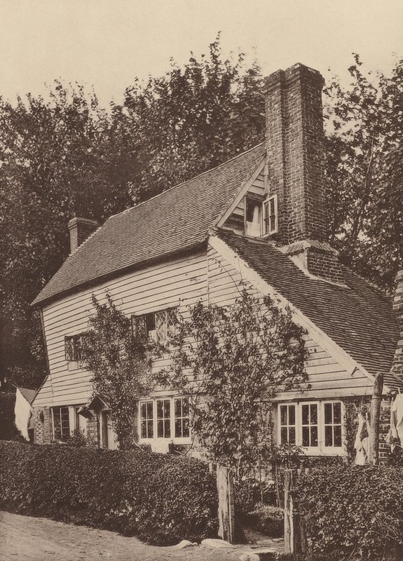 W Mayfield, Sussex (zdjęcie czarno-białe) autorstwa William Galsworthy Davie