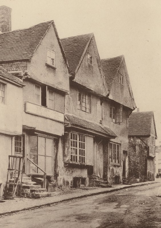 W Midhurst, West Sussex (zdjęcie czarno-białe) autorstwa William Galsworthy Davie