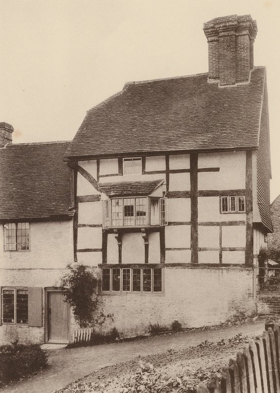 W Petworth, Sussex (zdjęcie czarno-białe) autorstwa William Galsworthy Davie