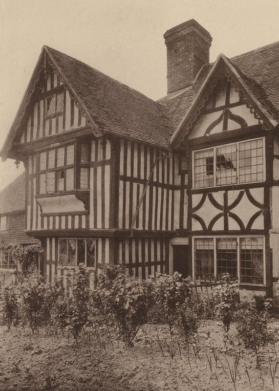 W Sedlescombe, Sussex (zdjęcie czarno-białe) autorstwa William Galsworthy Davie