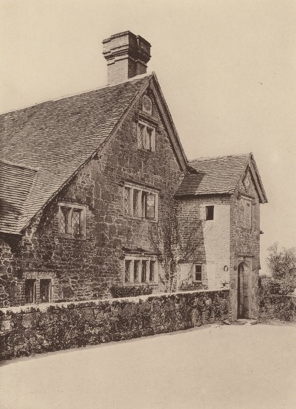 W Tillington, niedaleko Petworth, West Sussex (zdjęcie czarno-białe) autorstwa William Galsworthy Davie