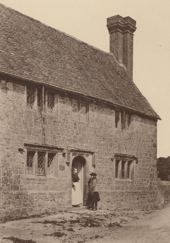 Bean Lodge, New Grove Lane, niedaleko Petworth, Sussex (zdjęcie czarno-białe) autorstwa William Galsworthy Davie
