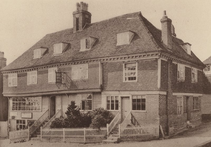 Church House, Goudhurst, Kent (zdjęcie czarno-białe) autorstwa William Galsworthy Davie