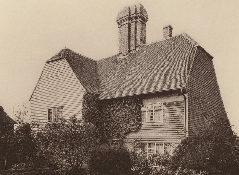 Collins Farm, Sissinghurst, Kent (zdjęcie czarno-białe) autorstwa William Galsworthy Davie