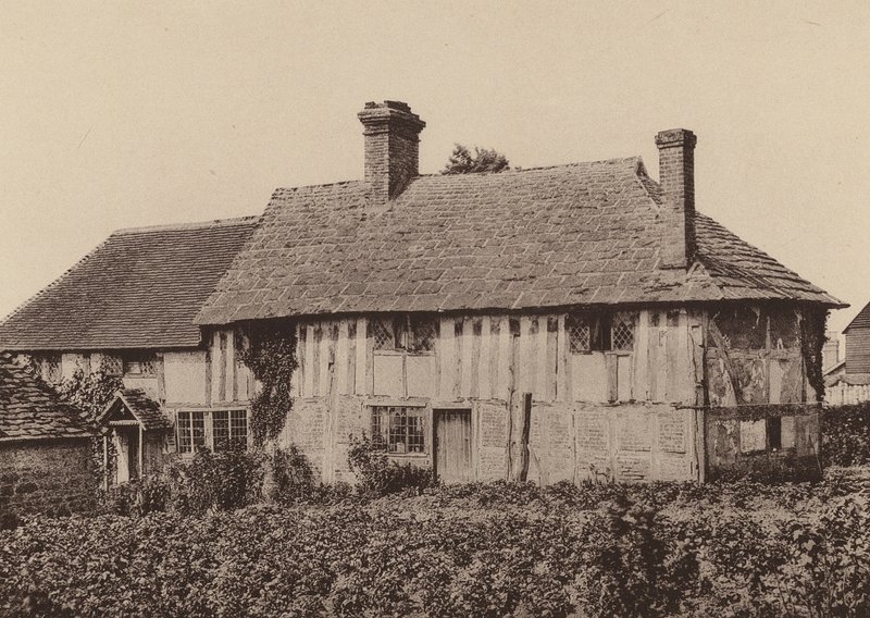 Farma Great Daux, Billingshurst, West Sussex (zdjęcie czarno-białe) autorstwa William Galsworthy Davie