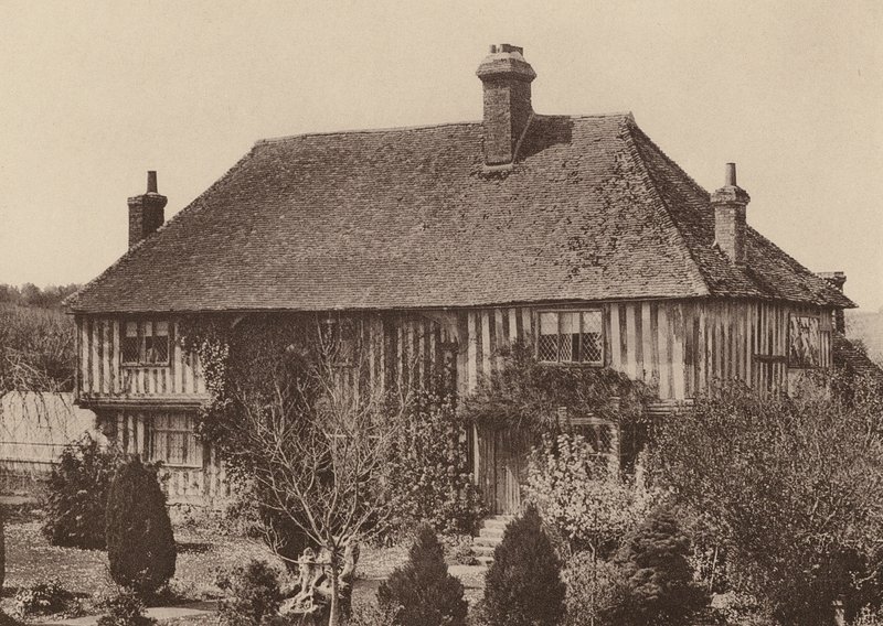 Pattenden, Goudhurst, Kent (zdjęcie czarno-białe) autorstwa William Galsworthy Davie