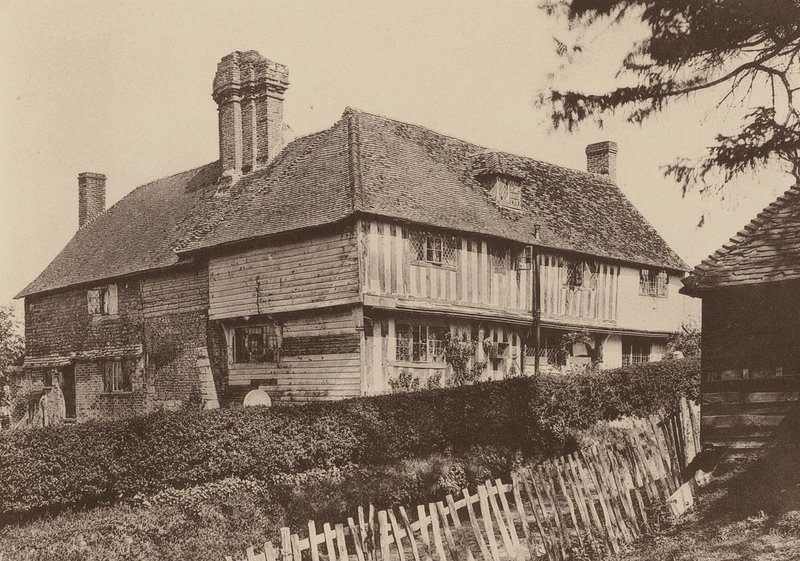 Smugley Farm, Goudhurst, Kent (zdjęcie czarno-białe) autorstwa William Galsworthy Davie