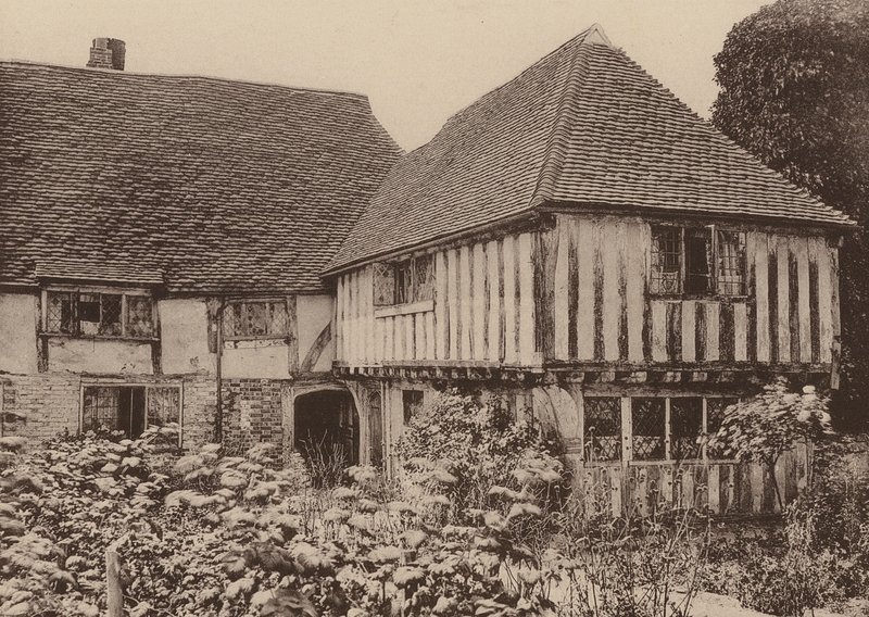 Swaylands, niedaleko Penshurst, Kent (zdjęcie czarno-białe) autorstwa William Galsworthy Davie