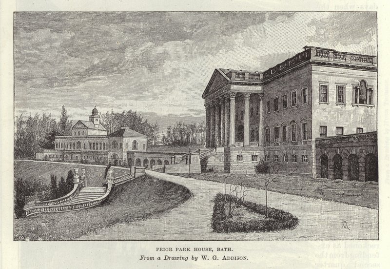 Prior Park House w Bath autorstwa William Grylls Addison
