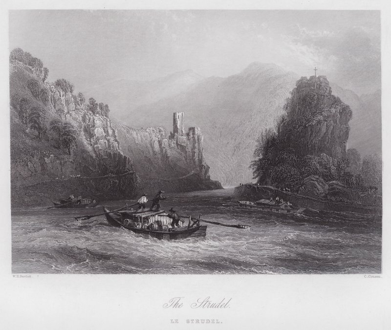 Strudelio (graviravimo)polis autorstwa William H. Bartlett