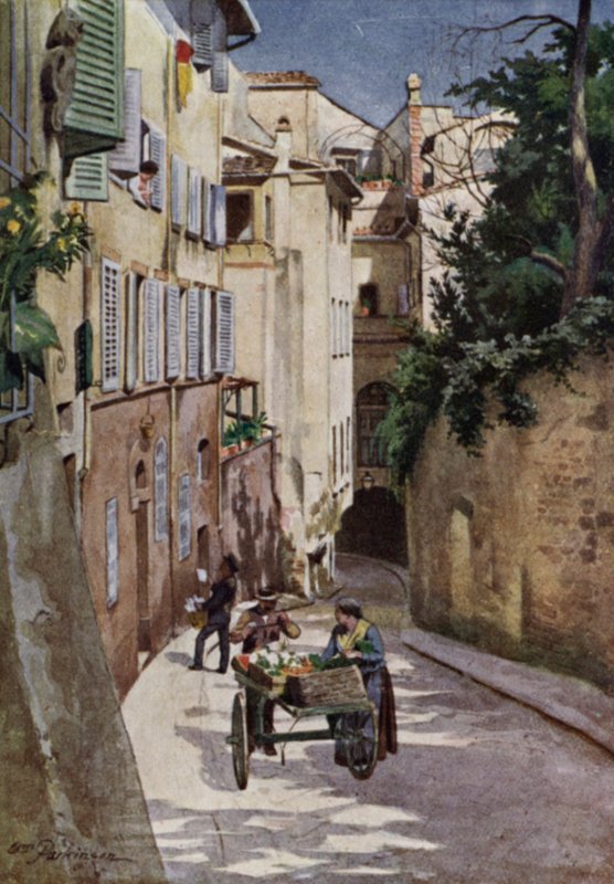 Costa S Georgio, Fiesole (kolor lito) autorstwa William H. Parkinson