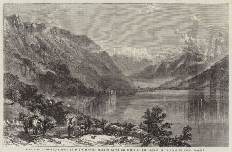 Jezioro Genewskie autorstwa William Harding Collingwood Smith