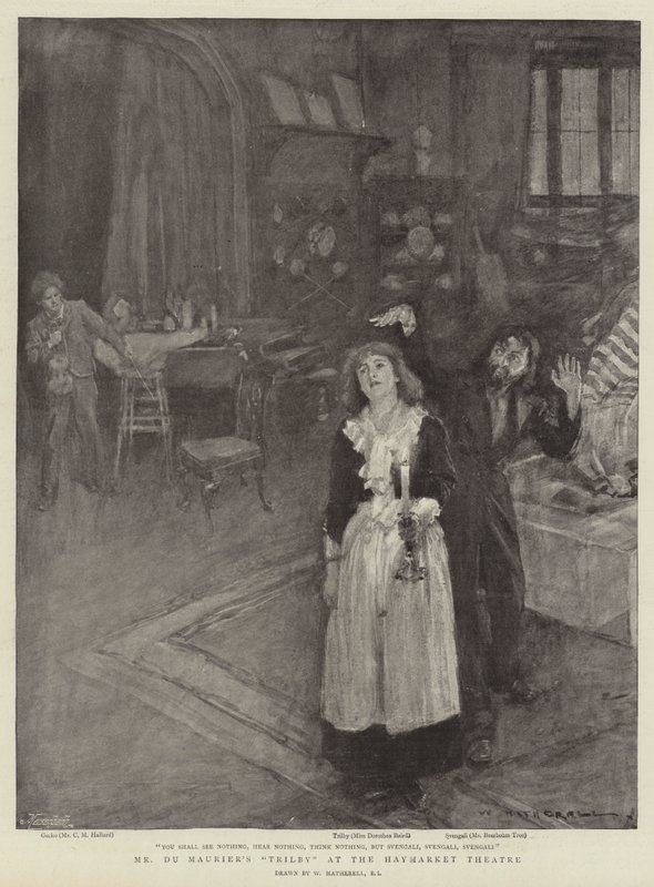 Trilby pana Du Mauriera w teatrze Haymarket autorstwa William Hatherell