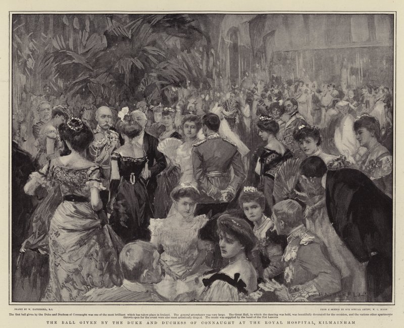 Bal wydany przez księcia i księżną Connaught w szpitalu królewskim w Kilmainham autorstwa William Hatherell