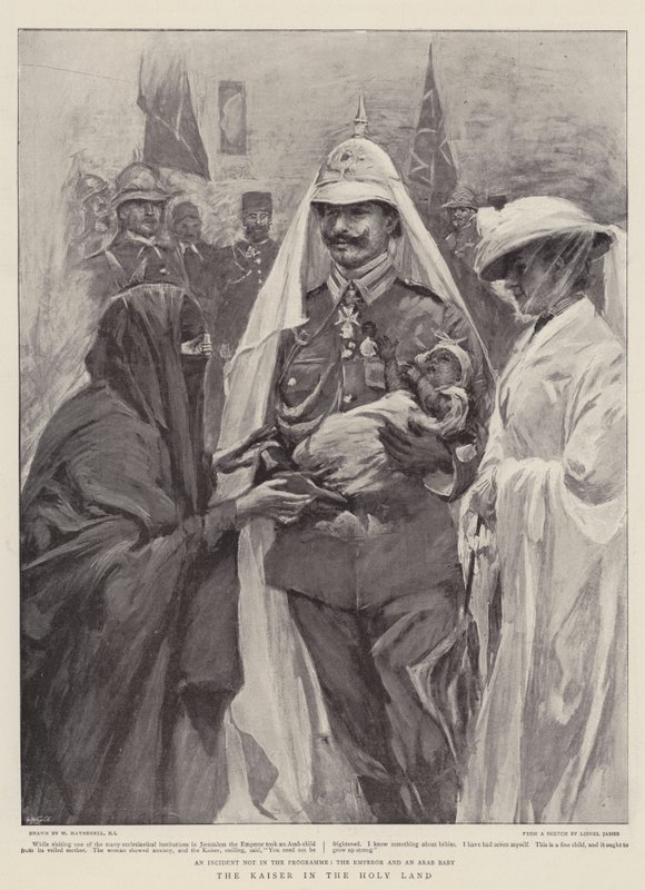 Kaiser w Ziemi Świętej autorstwa William Hatherell