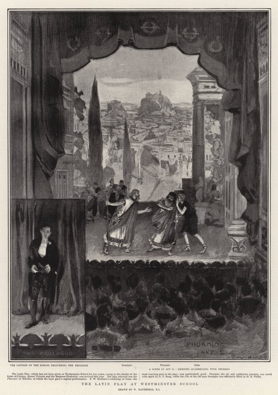 Sztuka latynoska w Westminster School autorstwa William Hatherell
