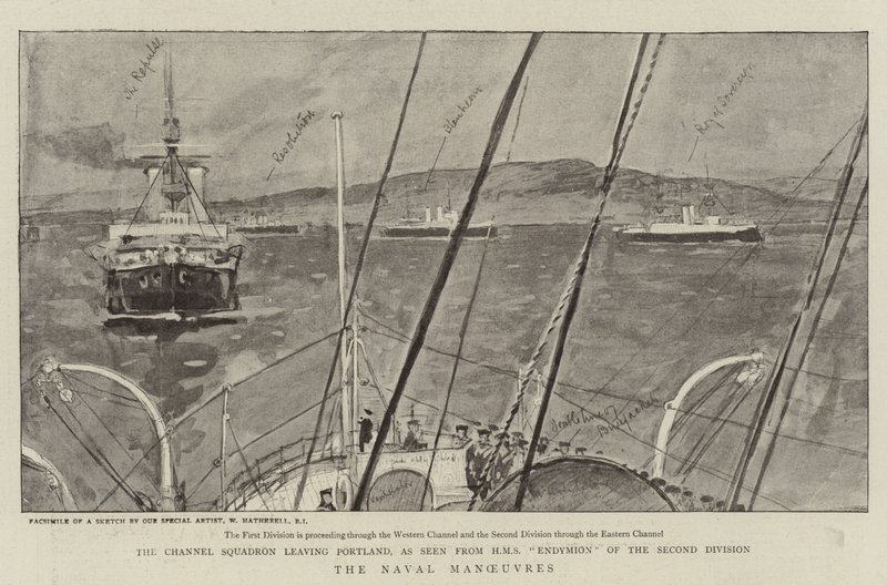 Manewry morskie autorstwa William Hatherell