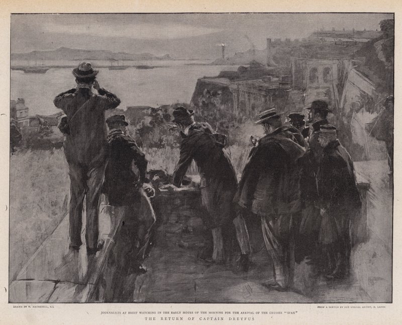 Powrót kapitana Dreyfusa autorstwa William Hatherell