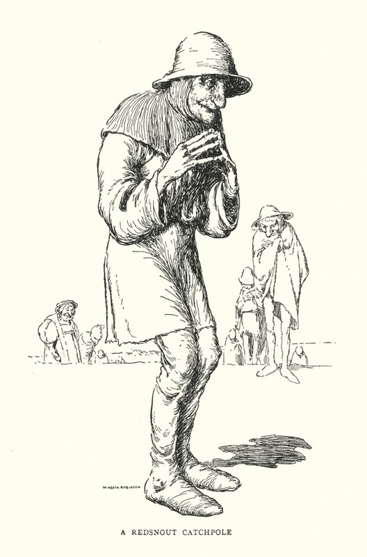 Catchpole Redsoutout (lito) autorstwa William Heath Robinson