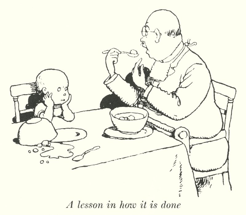 Lekcja jak to się robi (lito) autorstwa William Heath Robinson