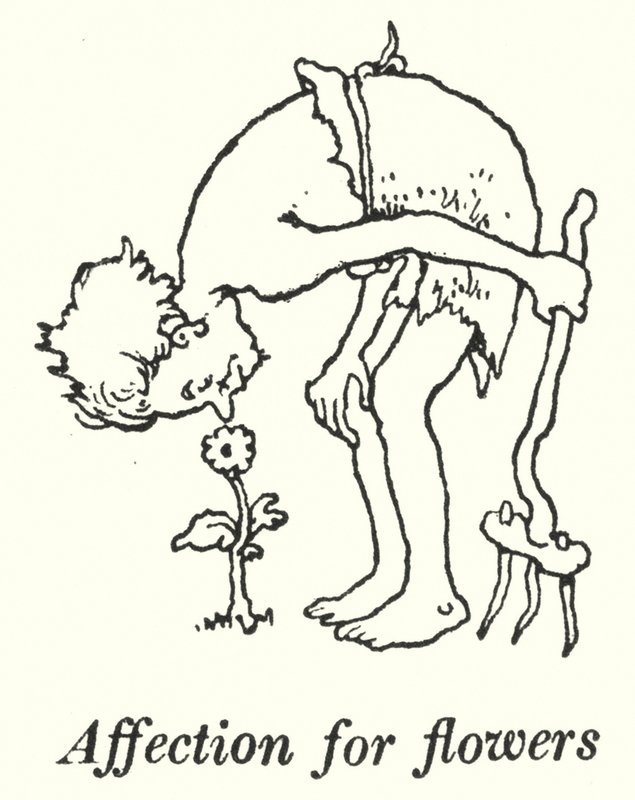 Przywiązanie do kwiatów (lito) autorstwa William Heath Robinson
