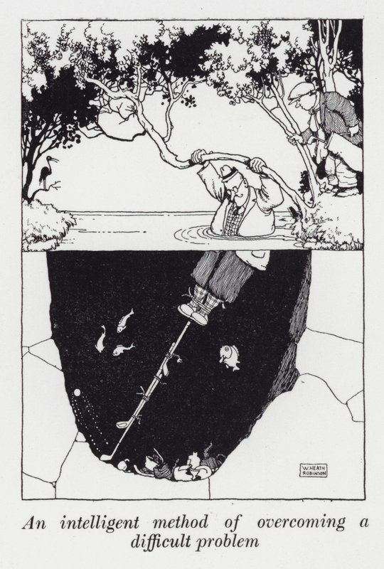 Inteligentna metoda na pokonanie trudnego problemu (lito) autorstwa William Heath Robinson