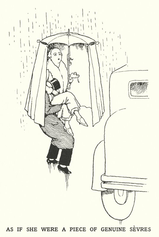 Jakby była kawałkiem prawdziwego sevres (litho) autorstwa William Heath Robinson