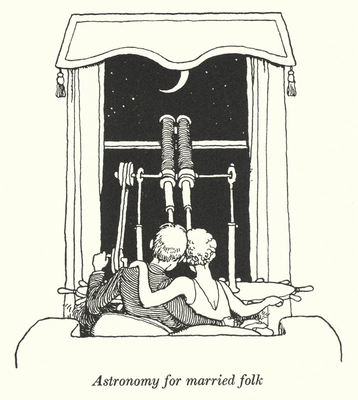 Astronomia dla małżonków (lito) autorstwa William Heath Robinson
