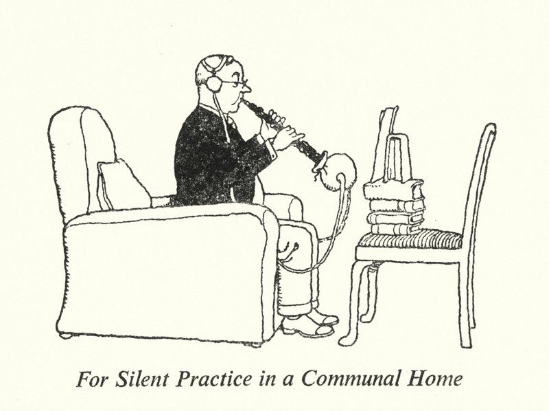 Do cichej praktyki w domu komunalnym (lito) autorstwa William Heath Robinson
