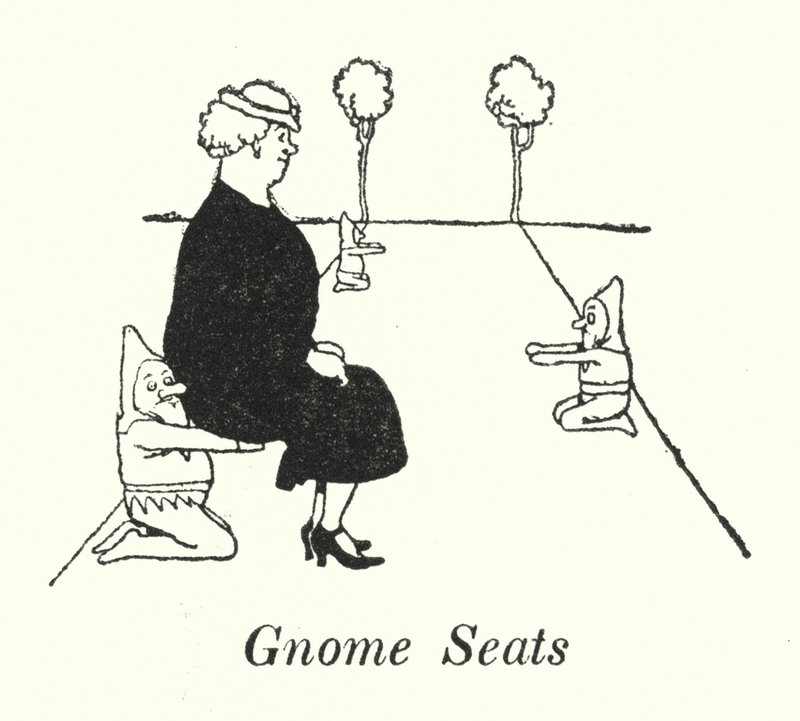 Siedzenia gnomów (lito) autorstwa William Heath Robinson
