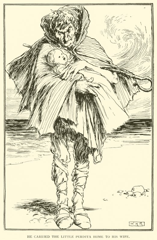 Zaniósł Małą Perditę do domu swojej żonie autorstwa William Heath Robinson