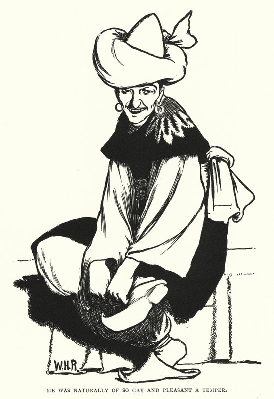 Był z natury tak wesoły i miły w usposobieniu (grawerowanie) autorstwa William Heath Robinson