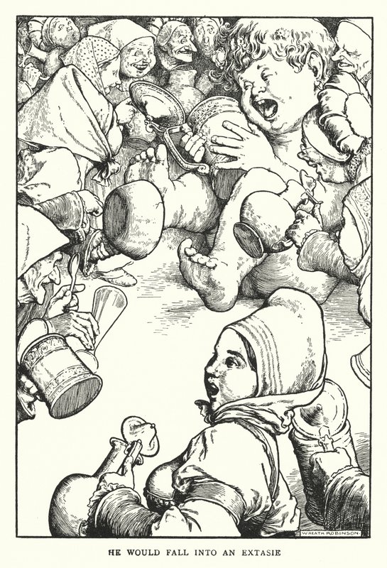 Wpadłby w ekstazę (lito) autorstwa William Heath Robinson