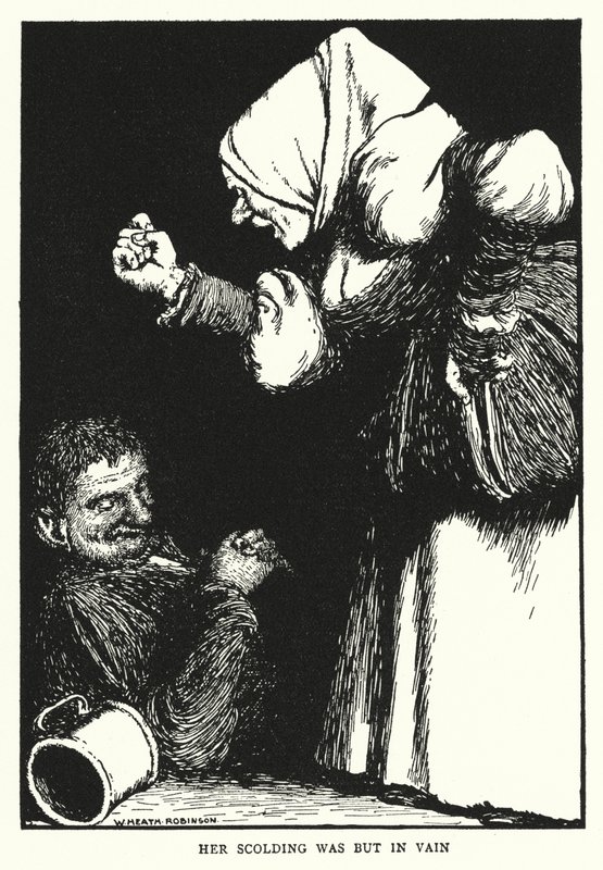 Jej skarcenie było na próżno (litos) autorstwa William Heath Robinson