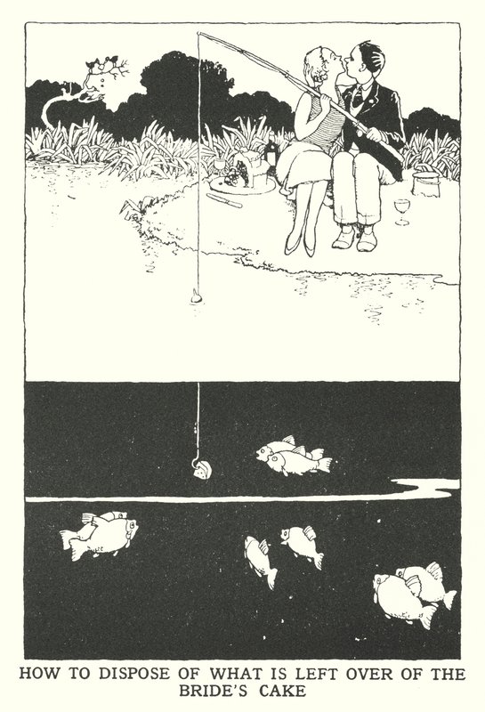 Jak pozbyć się tego, co zostało z ciasta panny młodej (lito) autorstwa William Heath Robinson