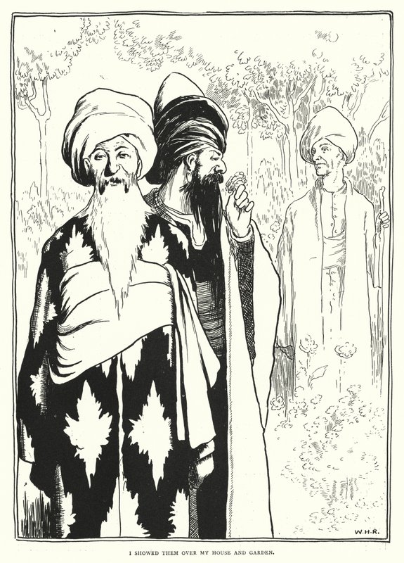 Pokazałem je nad moim domem i ogrodem (grawerunek) autorstwa William Heath Robinson