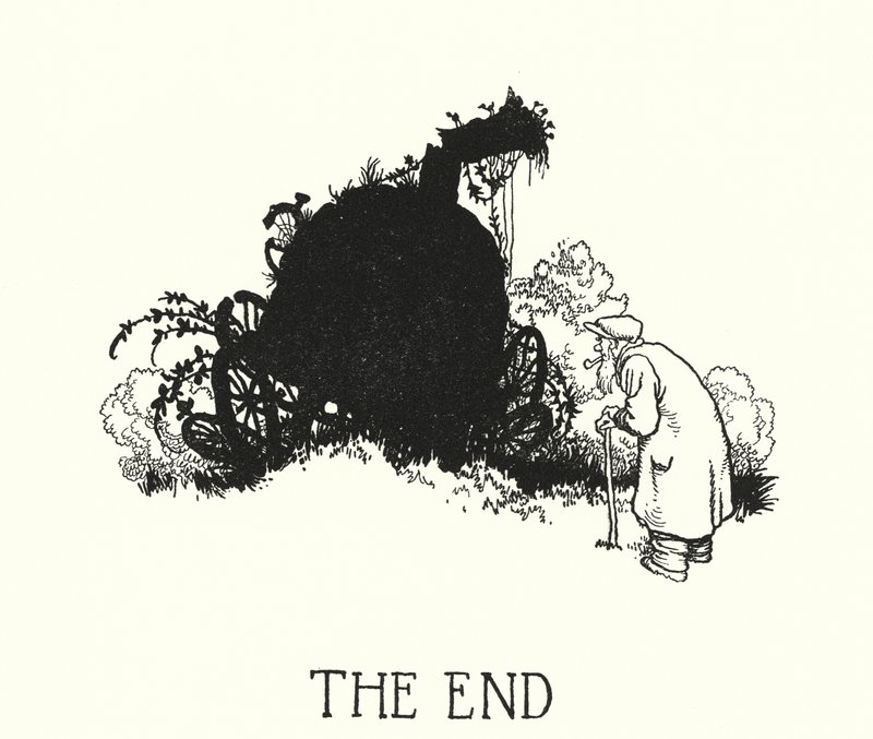 Ilustracja do Ribaldry na kolei autorstwa W Heatha Robinsona (lito) autorstwa William Heath Robinson