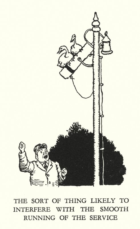 Ilustracja do Ribaldry na kolei autorstwa W Heatha Robinsona (lito) autorstwa William Heath Robinson