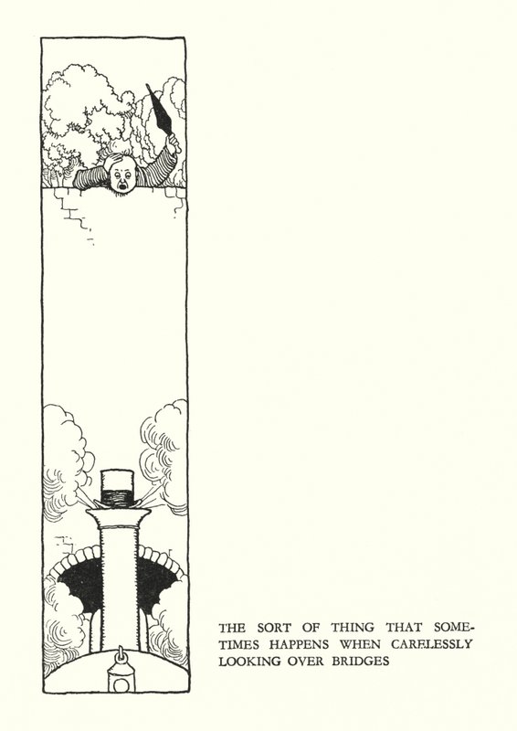 Ilustracja do Ribaldry na kolei autorstwa W Heatha Robinsona (lito) autorstwa William Heath Robinson