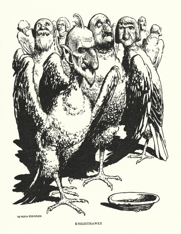 Knighthawki (lito) autorstwa William Heath Robinson