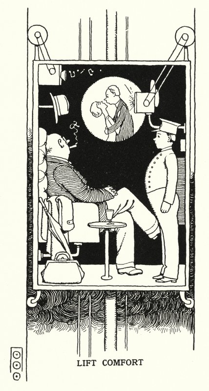 Komfort życia (lito) autorstwa William Heath Robinson
