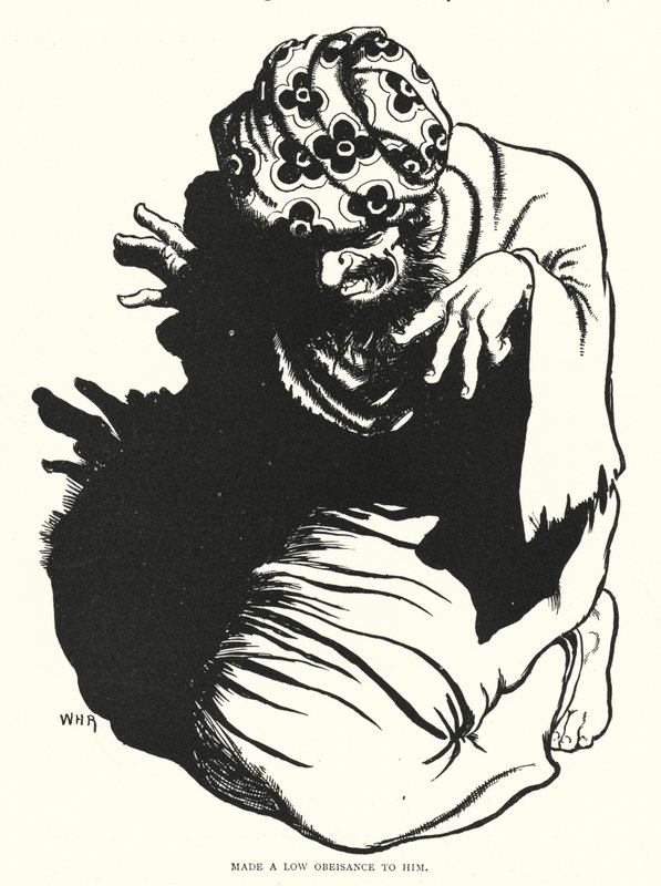 Złożyłem mu niski pokłon (grawerunek) autorstwa William Heath Robinson