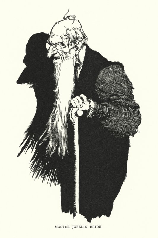 Mistrz Jobelin Panna Młoda (lito) autorstwa William Heath Robinson