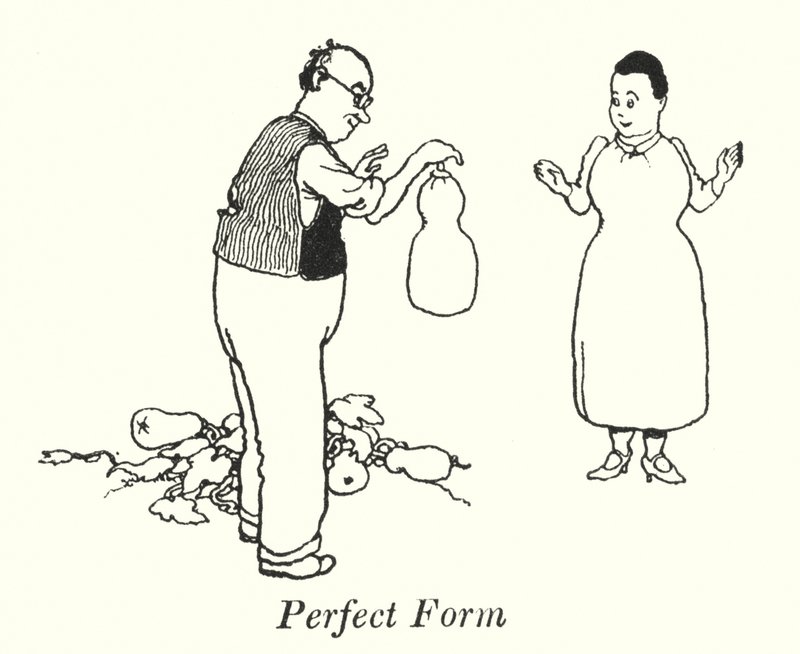 Idealna forma (lito) autorstwa William Heath Robinson