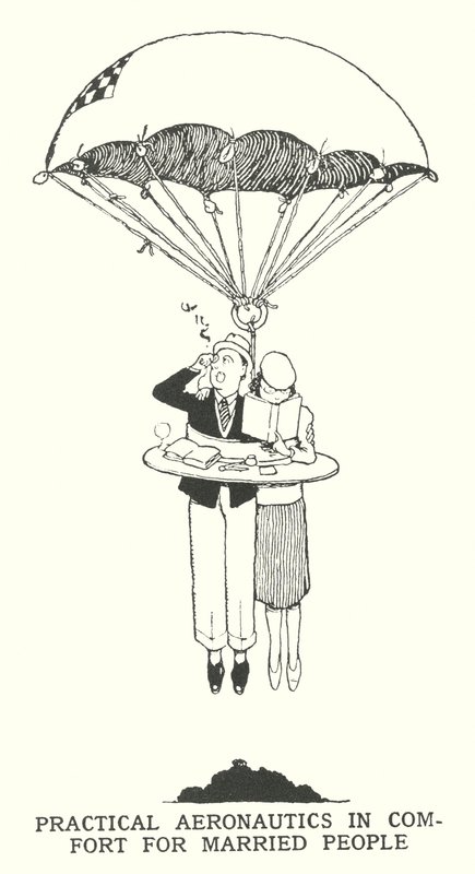 Praktyczna aeronautyka w komfortowych warunkach dla małżeństw (lito) autorstwa William Heath Robinson