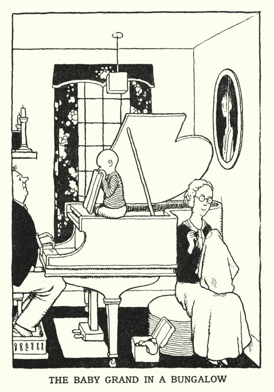 Dziecko Grand w bungalowie (lito) autorstwa William Heath Robinson