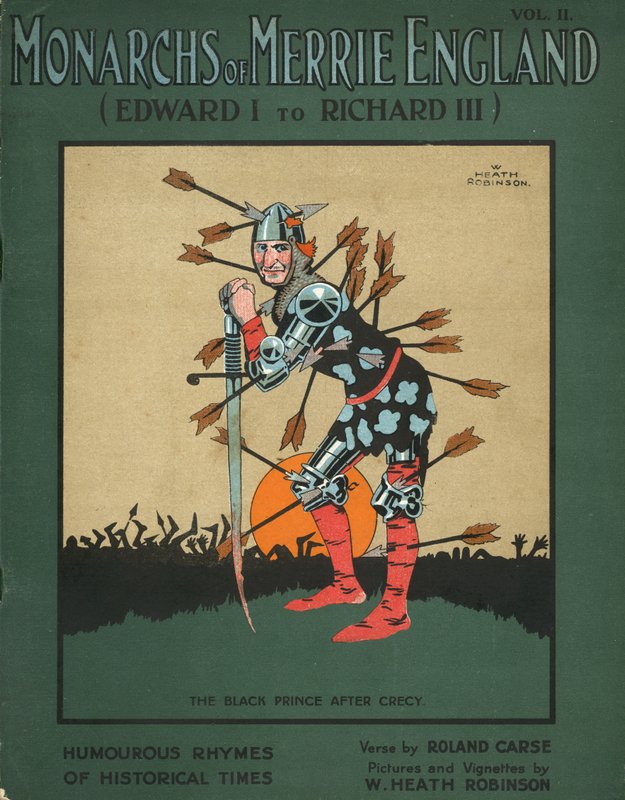 Czarny Książę po bitwie pod Crecy autorstwa William Heath Robinson